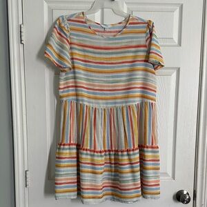 Time and Tru Colorful Striped Dress